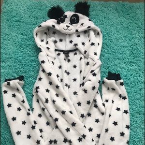 Forever 21 Girls Panda Onesie